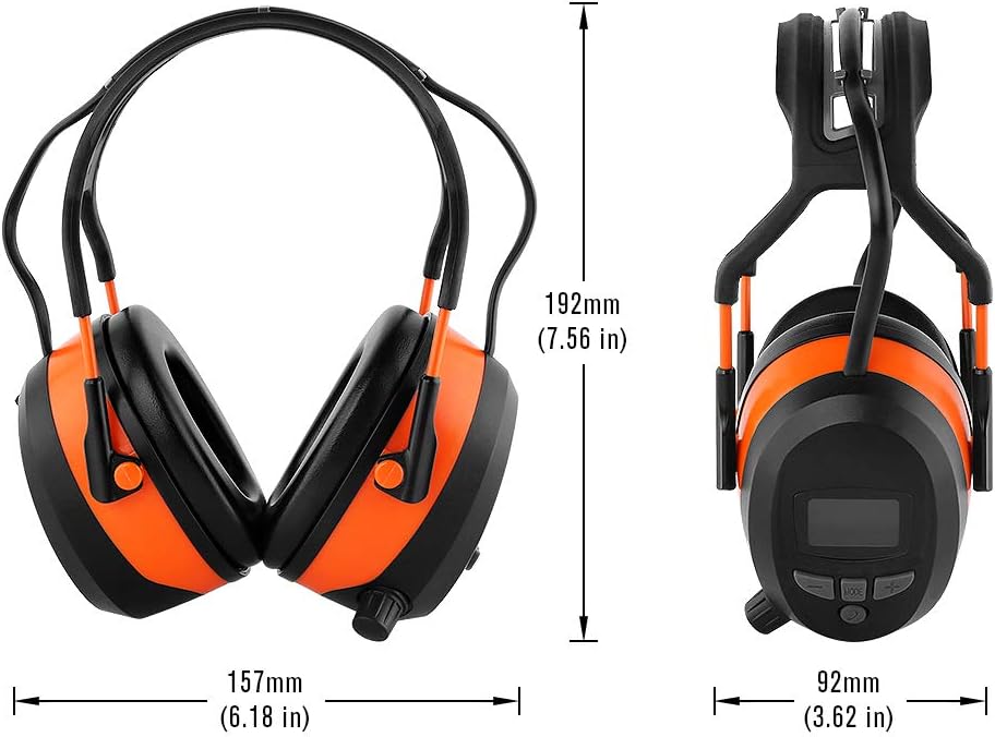 WULFPOWERPRO Wireless Bluetooth Headphones with Noise Reduction for Work, Pack of 2 K493