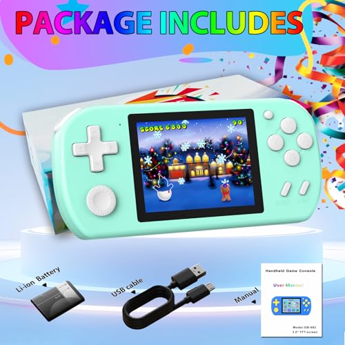 Handheld Games for Kids with 218 Built-in Games, 3.0" HD Screen, Blue G103188