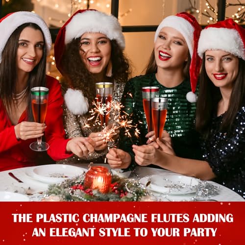 36 Pcs Plastic Champagne Flutes 4.5 oz Clear Toasting Glasses for Party V61372