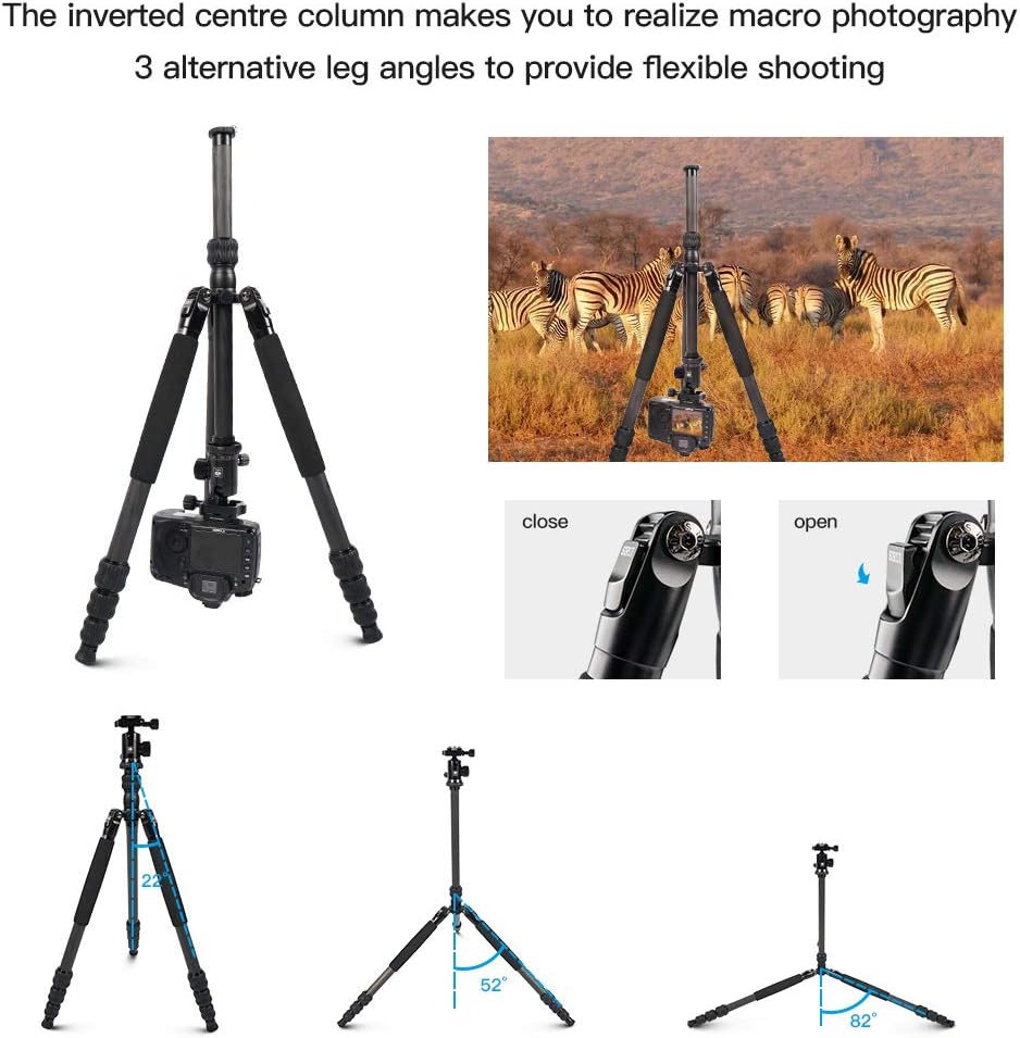 SIRUI Traveler 7C Carbon Fiber Tripod with E-10 Panorama Ball Head Z14729