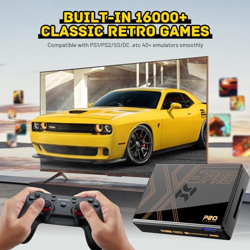 Kinhank Super Console X5 PRO Retro Gaming Console with 16000+ Games, Android 12, 8K UHD O97682