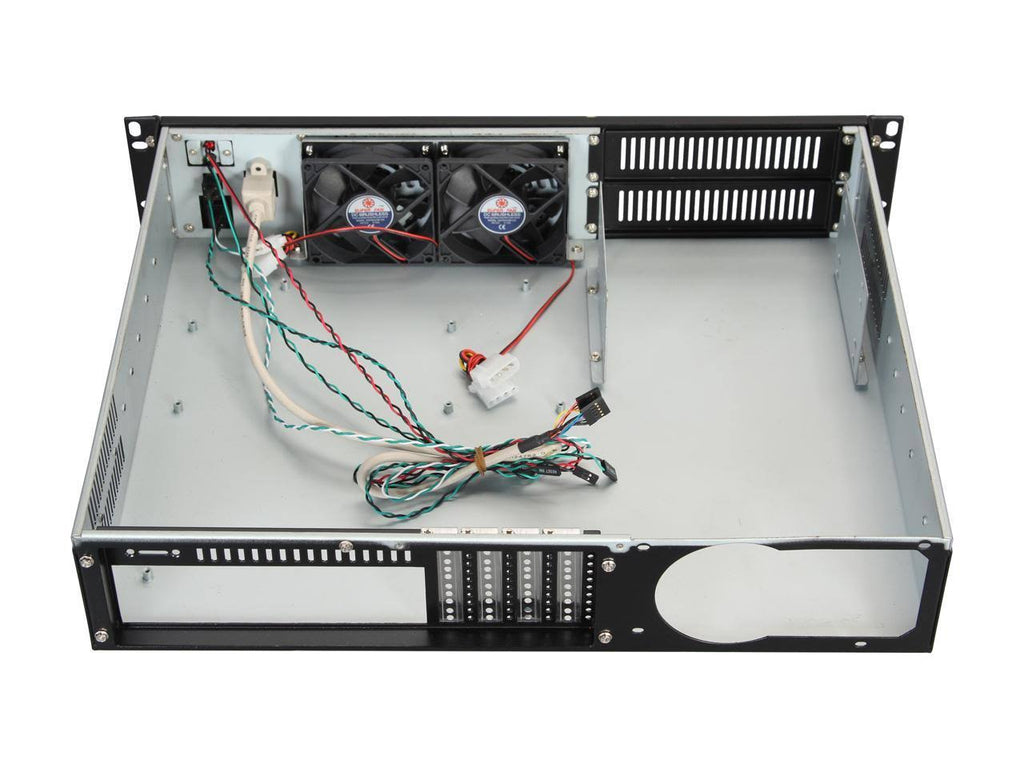 Athena Power RM-2U200H Black 2U Rackmount Server Case U456731