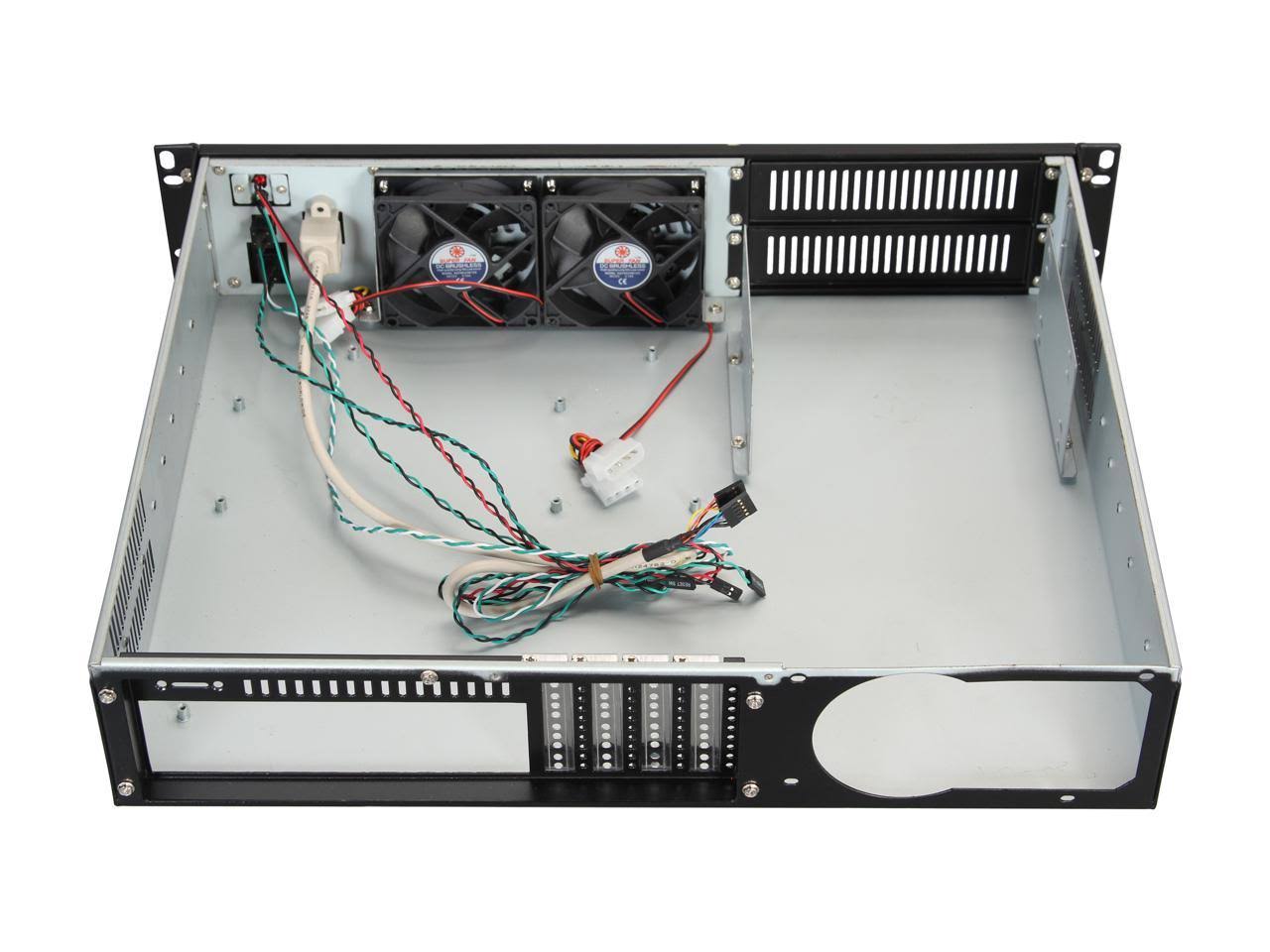 Athena Power RM-2U200H Black 2U Rackmount Server Case U456731