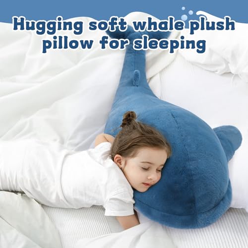 Tezituor 51 inch Giant Whale Shark Stuffed Animal Plush Pillow M152089