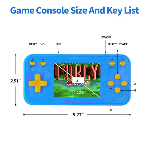 Handheld Game Console for Kids with 240 Retro Games J205642