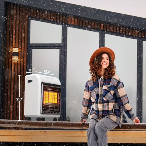 Gasland MHA18BN Propane Radiant Heater, 18,000 BTU, Portable for Garage & Workshop D8555