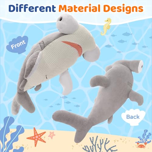 Tezituor 51 inch Giant Whale Shark Stuffed Animal Plush Pillow M152089