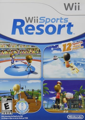 Nintendo Wii Bundle with Wii Sports & Wii Sports Resort - White (Renewed) K50129