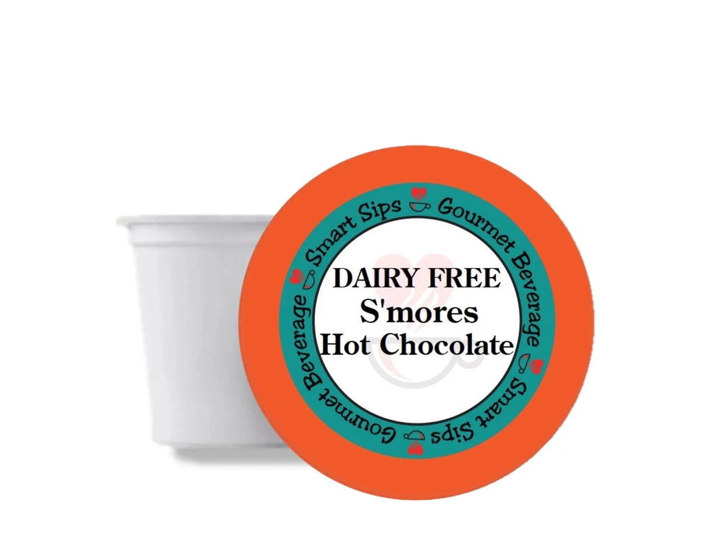 Smores Hot Chocolate Pods for Keurig, Lactose-Free Gourmet Hot Cocoa M369498