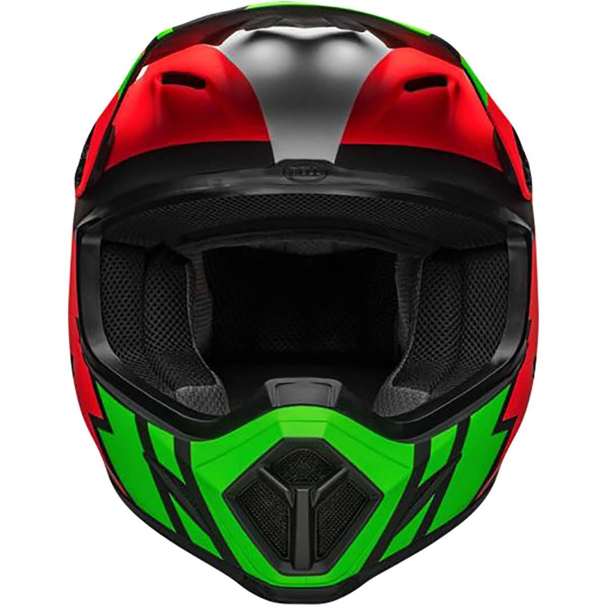 Bell MX-9 MIPS Strike Helmet Infrared/Green/Black M Z9768