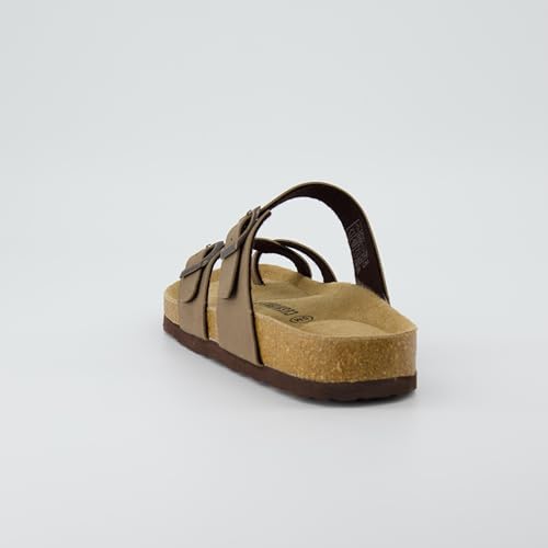 CUSHIONAIRE Women's Luna Cork Footbed Sandal I795