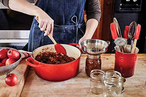 Le Creuset Enameled Cast Iron Signature Round Dutch Oven, 5.5 qt., Cerise K9543
