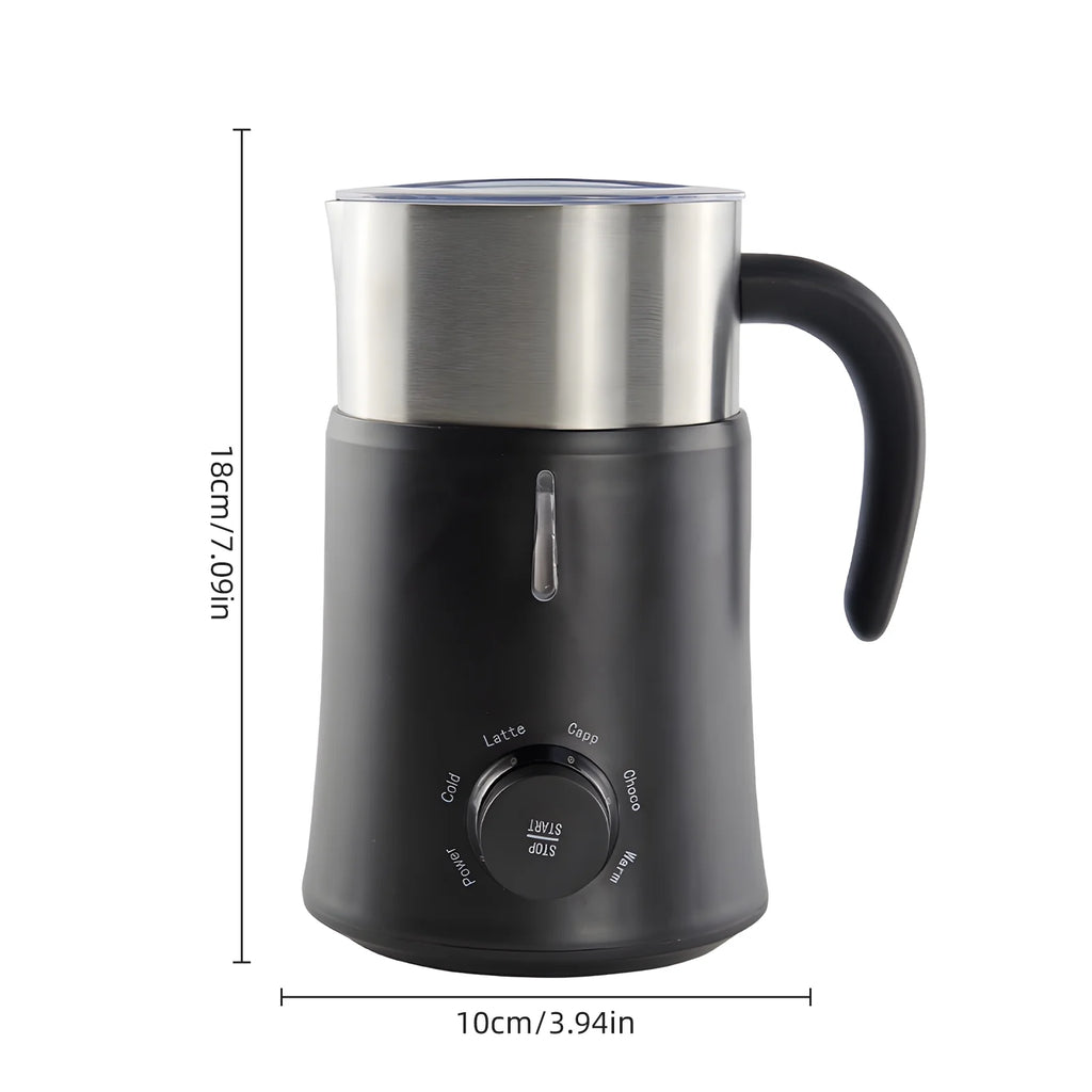 5 in 1 Electric Milk Frother 24oz Hot and Cold Foam Maker for Latte Q2083