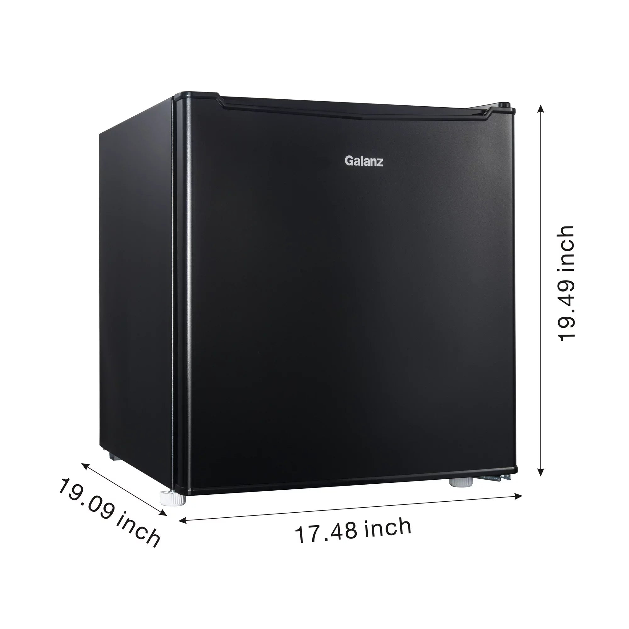 Galanz 1.7 Cu Ft Single Door Mini Fridge, Black X902