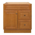 Glacier Bay Hampton 30 in. W x 21 in. D x 33.5 in. H Bathroom Vanity Cabinet Only in Oak