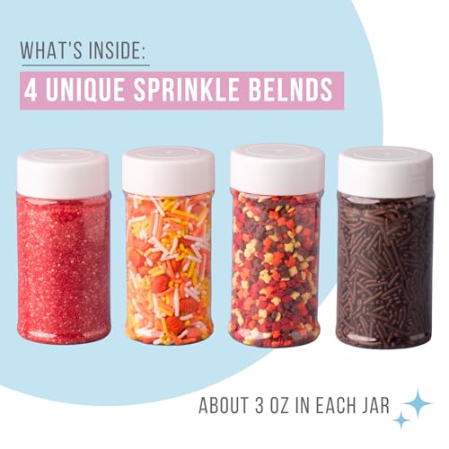 Sweets Indeed Christmas Sprinkles Mix 10.9 oz Holiday Blend O12924