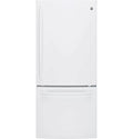 GE Appliances GDE21EGKWW 30 Inch Bottom Freezer Refrigerator White