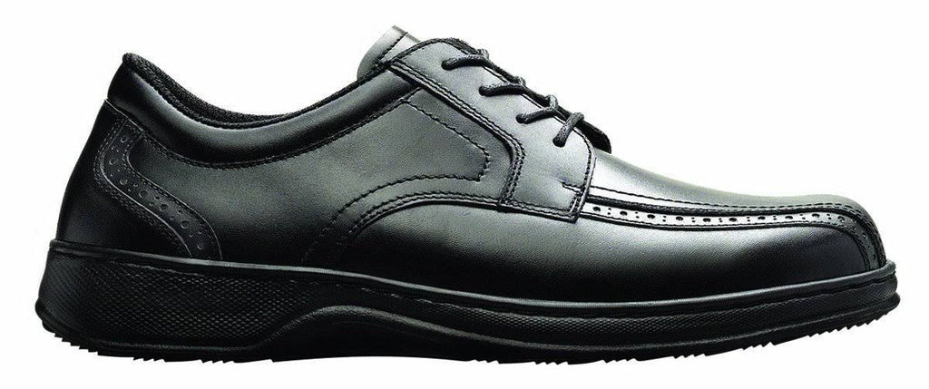 OrthoFeet Men's Gramercy Shoes, Size 13, Black P273