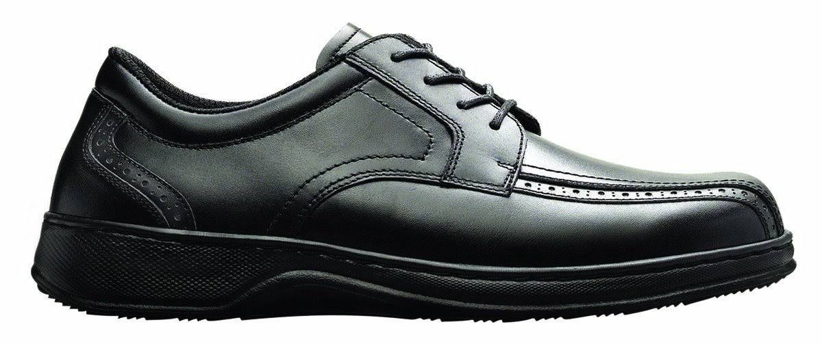 OrthoFeet Men's Gramercy Shoes, Size 13, Black P273