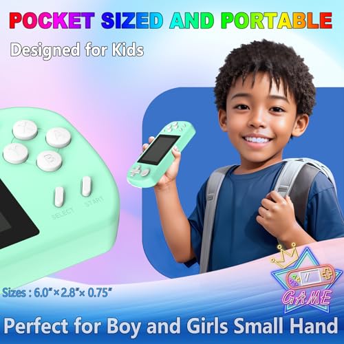 Handheld Games for Kids with 218 Built-in Games, 3.0" HD Screen, Blue G103188