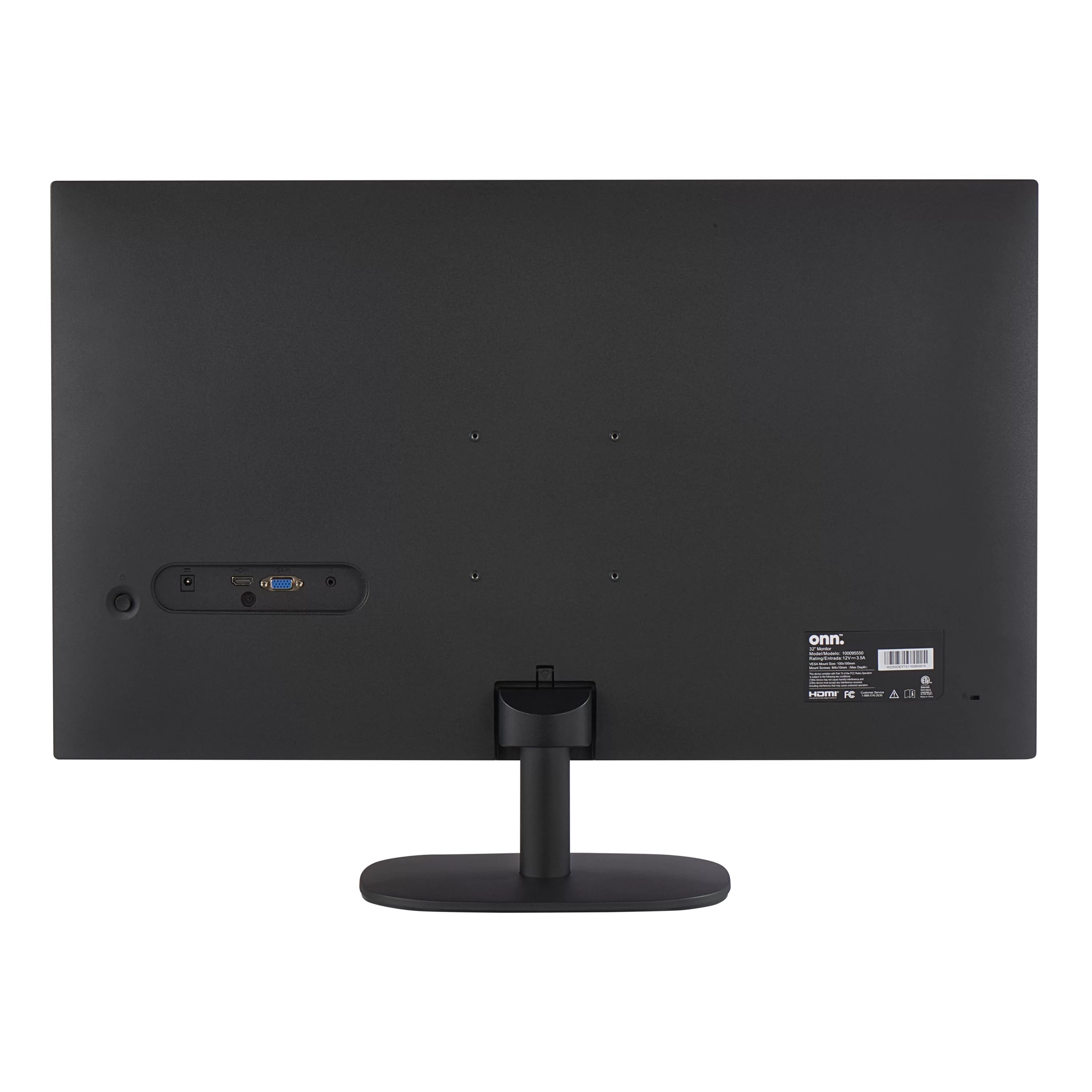onn. 32" FHD 75Hz Bezel-Less Office Monitor with HDMI Cable, Black T4000
