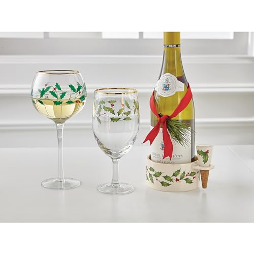 Lenox 18 Oz Stoneware Holiday Cocoa Mug, Red/Green D279