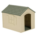 Suncast DH250 Deluxe Dog House, Beige, Medium