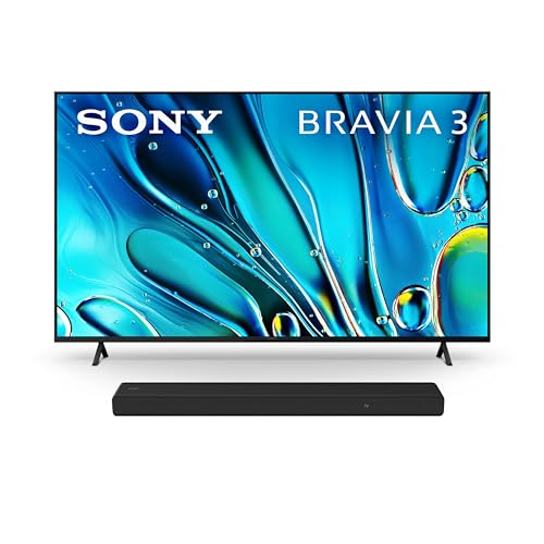 Sony 65-Inch BRAVIA 3 4K Ultra HD LED Smart TV with Google TV Dolby Vision HDR C831