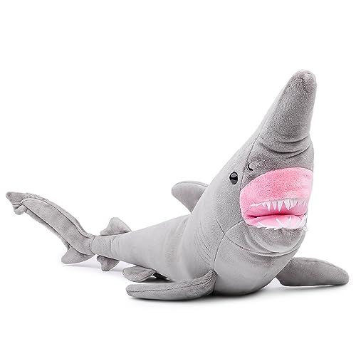 ZHONGXIN MADE Simulation Goblin Shark Plush Toy 26.5" B644527