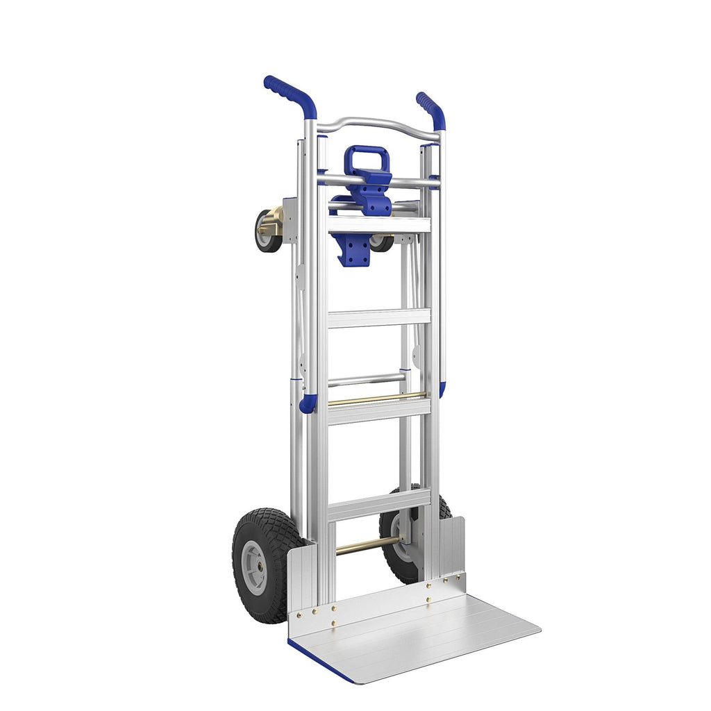 Cosco 3-in-1 Assist Series Aluminum Hand Truck with Flat Free - Indigo Blue A9708