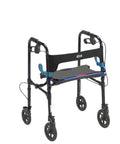 Clever Lite Walker Rollator Adult 8x22 Wheels Blue Drive Medical