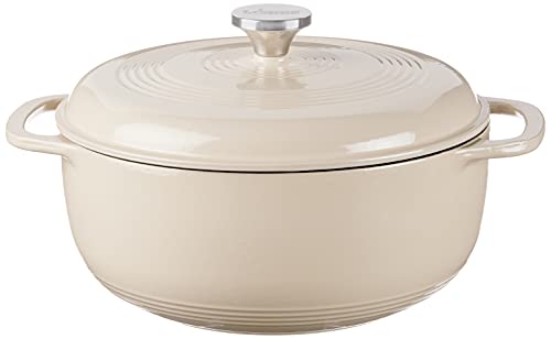 Lodge 6 Quart Enameled Cast Iron Dutch Oven with Lid, Indigo A835868