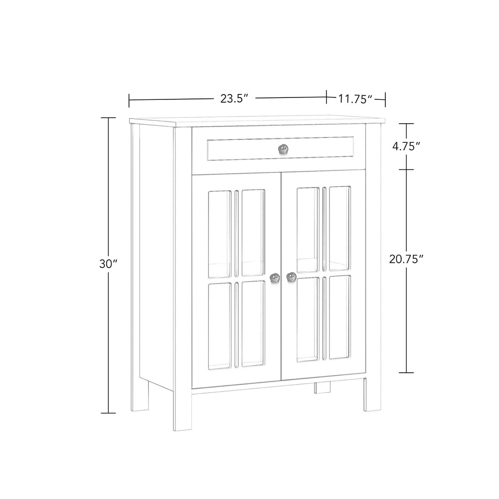 Riverridge Home Danbury Two Door Floor Cabinet White Q8047