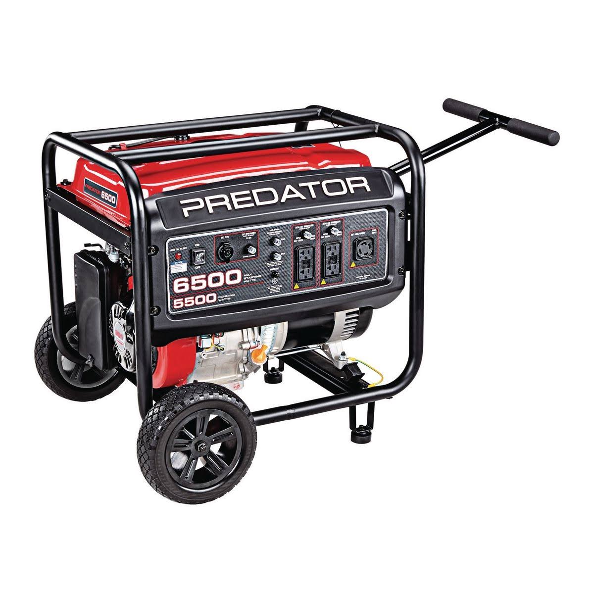 Predator 6500 Watt Gas Powered Portable Generator, Carb 63964