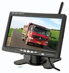 7x22 LCD Wireless Backup Camera Monitor with 4 Cameras IR Night Vision for RV Truck Trailer S96939