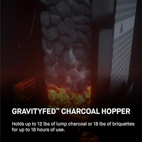 Masterbuilt Gravity Series 800 Digital Charcoal Grill and Smoker, Black M23582