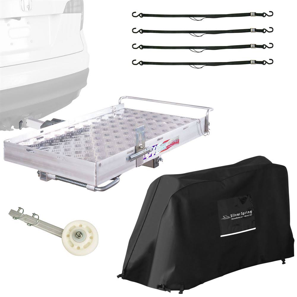 Silver Spring 350-lb Mini Tilt-a-Rack Wheelchair Carrier Bundle