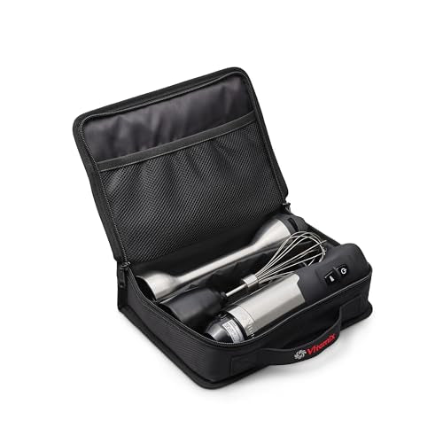 Vitamix 5-Speed Immersion Blender Bundle, Stainless Steel/Black J9880
