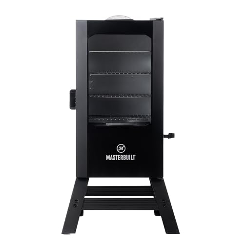 Masterbuilt 30-inch Digital Electric Vertical BBQ Smoker with Side Wood Chip Loader, Black A570