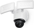 eufy Security Floodlight Camera E340, Wired Camera, 3K+2K Dual Camera, 360° Pan and Tilt, Dual-Band Wi-Fi, HomeBase 3 Compatible, Local Storage, No Monthly Fee