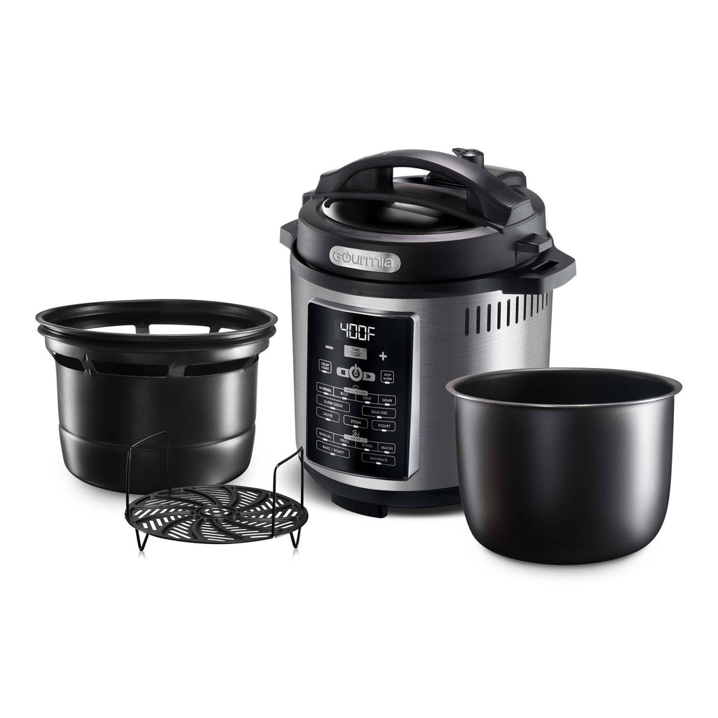 Gourmia One-Lid Pressure Cooker Air Fryer G1918