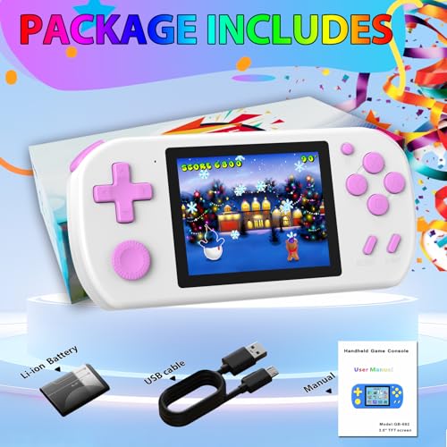 Handheld Games for Kids with 218 Built-in Games, 3.0" HD Screen, Blue G103188