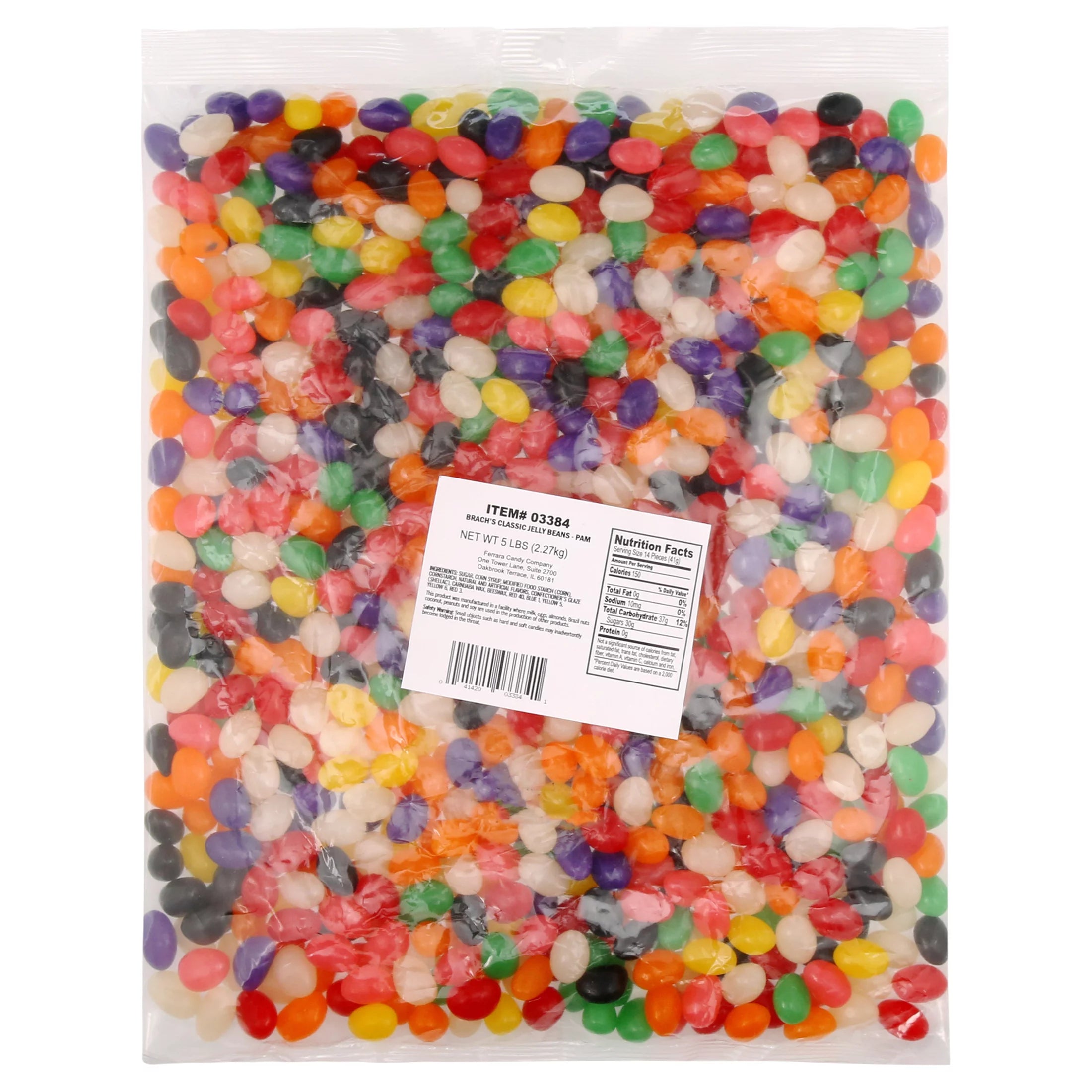 Brach's Classic Jelly Beans Candy Bag, 5 Lb P92325