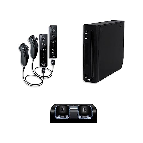 Nintendo Wii Console Black Premium Bundle (Renewed) U581