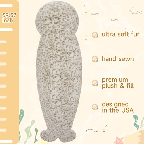 Tezituor 51 inch Giant Whale Shark Stuffed Animal Plush Pillow M152089