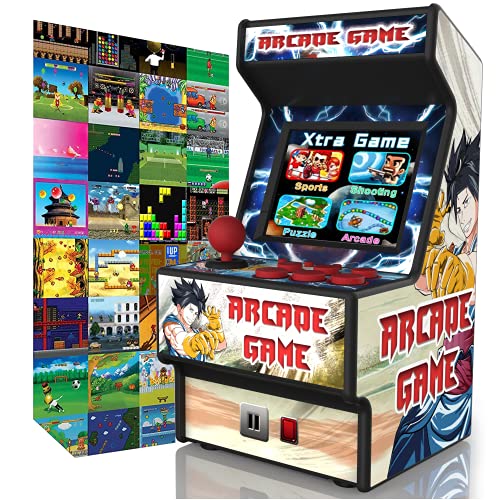 Mini Arcade Machine, Retro Handheld Console with 156 Classic Games C832