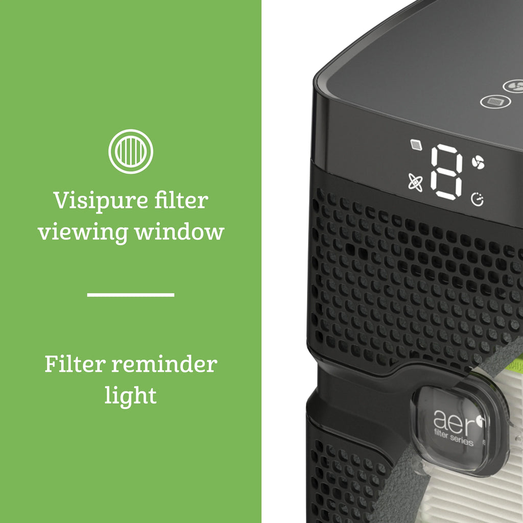 Holmes Aer1 True HEPA Air Purifier Tower with Timer, HAP9435B N557540
