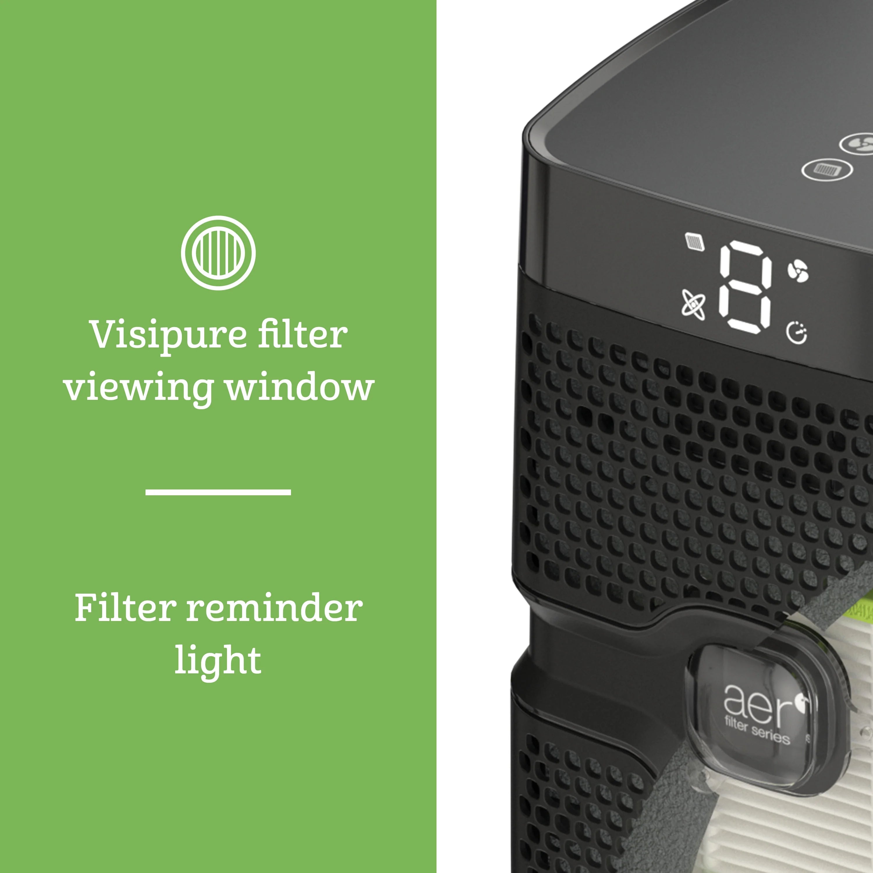 Holmes Aer1 True HEPA Air Purifier Tower with Timer, HAP9435B N557540