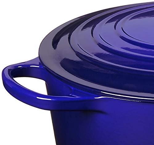 Le Creuset Enameled Cast Iron Round Dutch Oven, 5.5 qt., Indigo L87570