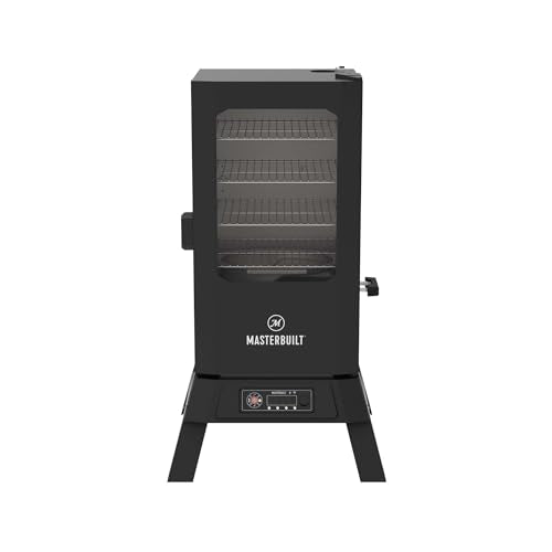 Masterbuilt 30-inch Digital Electric Vertical BBQ Smoker with Side Wood Chip Loader, Black A570